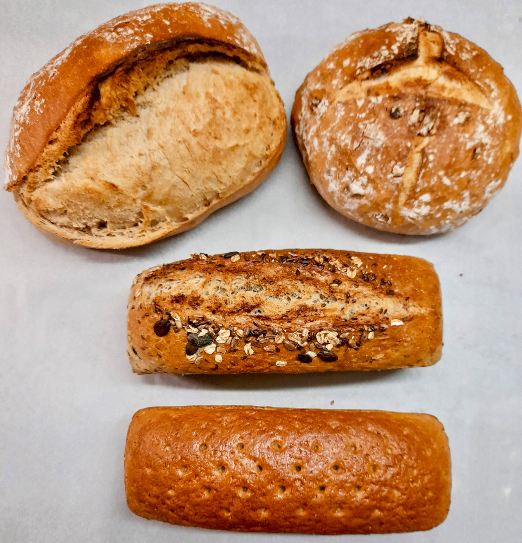 Verschiedene Sorten Brot